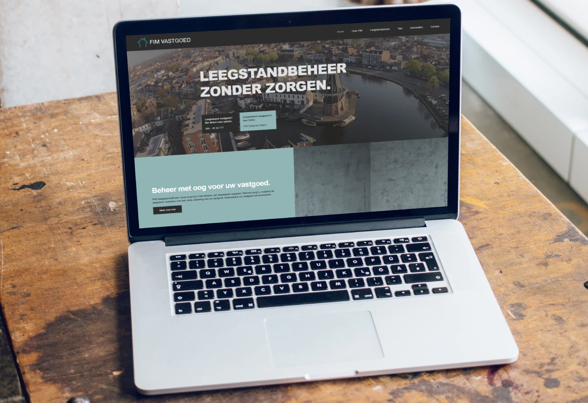 FIM Vastgoed website